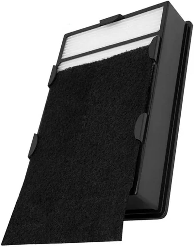 True HEPA Filter (4) + Carbon Pre Filter Replacement (8) Compatible with Air Purifier HAPF600 HAPF600D HAPF600D-U2