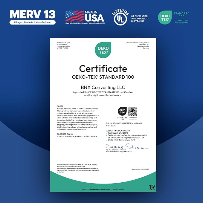 TruFilter 14x24x1 Air Filter MERV 13 (12-Pack) - MADE IN USA - Electrostatic Pleated Air Conditioner HVAC AC Furnace Filters