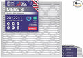 TruFilter 20x22x1 Air Filter MERV 8 (4-Pack) - MADE IN USA – Dust & Pet Defense Electrostatic Pleated Air Conditioner HVAC AC