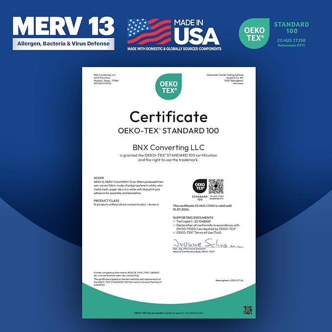 TruFilter 20x25x5 (19.88’’ x 24.88’’ x 4.38‘’ Compatible 4”) MERV 13 Air Filter (2-Pack) - MADE IN USA, alternate