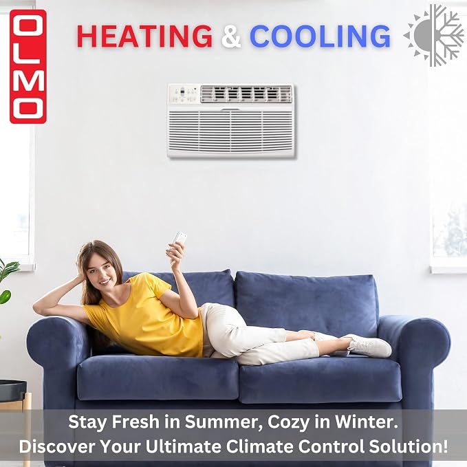 TTW 12,000 btu 230V Through-the-Wall Air Conditioner with Remote Control and built in Smart Kit, alternate product view 3