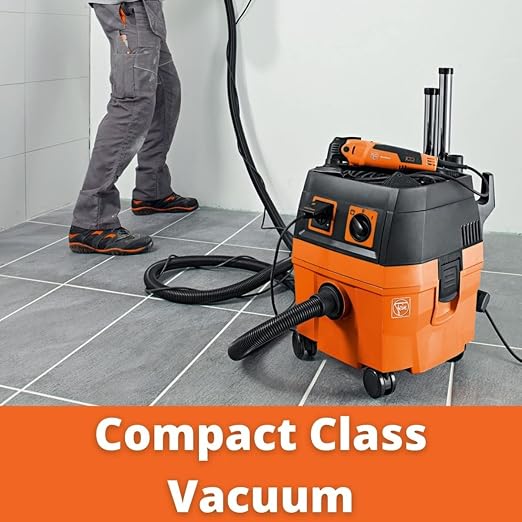 Turbo I Wet/Dry Dust Extractor, Ultra-Quiet Vacuum - 5.8-Gallon Capacity, 151 CFM Suction, Anti-Static System, 13 ft Hose, 19