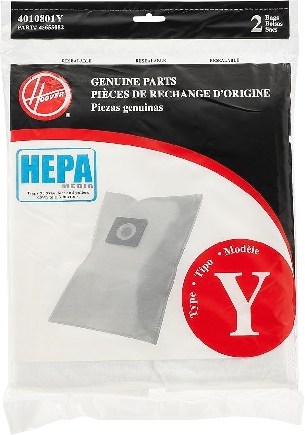 Type Y HEPA Filter Bag, Set of 4 Bags, alternate product view 2