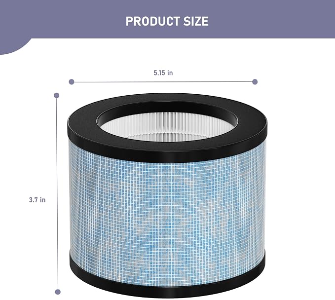 TZ-K1 DH-JH01 HEPA Replacement Filter Compatible with MK01 MK06 MG01JH, TZ-K1, KN6391 and, alternate