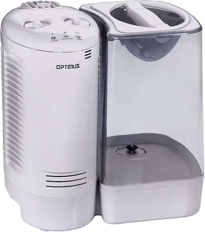 U-32010 3.0 Gallon Warm Mist Humidifier with Wicking Vapor System, White, product image