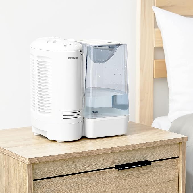 U-32010 3.0 Gallon Warm Mist Humidifier with Wicking Vapor System, White, alternate product view 2