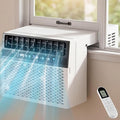 U-Shaped Window Air Conditioner, 10,000BTU Air Conditioner Window Unit, Cools up to 450 Sq. Ft, Window AC with Cool, Fan