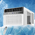 U-Shaped Window Air Conditioner 12,000 BTU, Ultra Quiet Window AC Units Cools up to 550 Sq. Ft, 6 Modes, 24H Timer, Remote