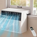 U-Shaped Window Air Conditioner, 12,000BTU Air Conditioner Window Unit, Cools up to 550 Sq. Ft, Window AC with Cool, Fan