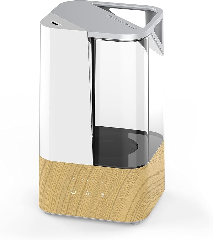 UHS2-SI Ultrasonic Humidifier with 1.5 Gallon Tank, 3 Levels of Warm or Cool Mist, Auto Shut, White, UHS2-SI – 1.5 gallon