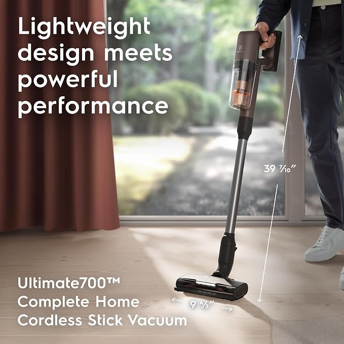 Ultimate700 Complete Home Cordless Stick Vacuum with 3 Specialized Nozzles (Multi-Surface, Hard Floor & Pet), 50-Minute Run