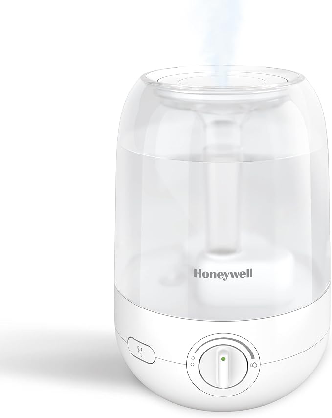 Ultra Comfort Cool Mist Humidifier, 1 Gal Tank, No Filter, Easy to Fill and Clean, Cleaning Brush Included, Ultra Quiet