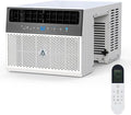 Ultra Quiet U-Shaped 8,000 BTU Window Air Conditioner – Energy Efficient Smart Inverter, WiFi & Voice Control, Remote