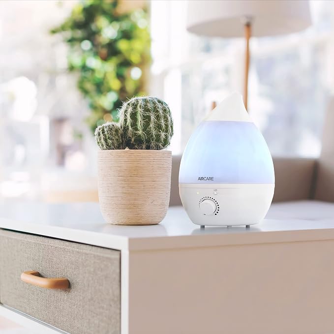 Ultrasonic Cool Mist Humidifier,Whisper-Quiet, Multi Color LED Light, Aroma relaxation Essential Oil Diffuser for Home