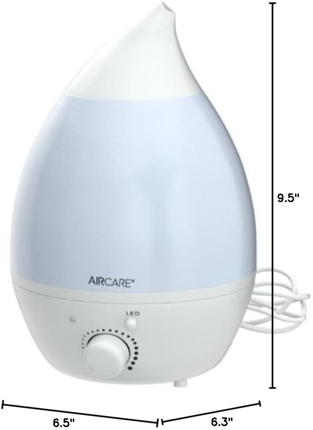 Ultrasonic Cool Mist Humidifier,Whisper-Quiet, Multi Color LED Light, Aroma relaxation Essential Oil Diffuser for Home