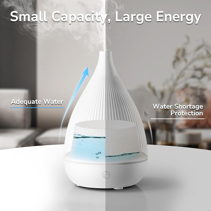 Ultrasonic Essential Oil Diffuser, Home Fragrance Aroma Diffuser with Auto Shut-Off, Color Change Night Light & Ultra-Quiet