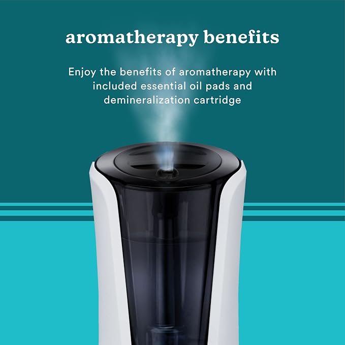 Ultrasonic Humidifier – Large Deluxe Air Humidifiers for Bedroom, Plants, Office – Cool and Warm Mist Humidifiers, alternate