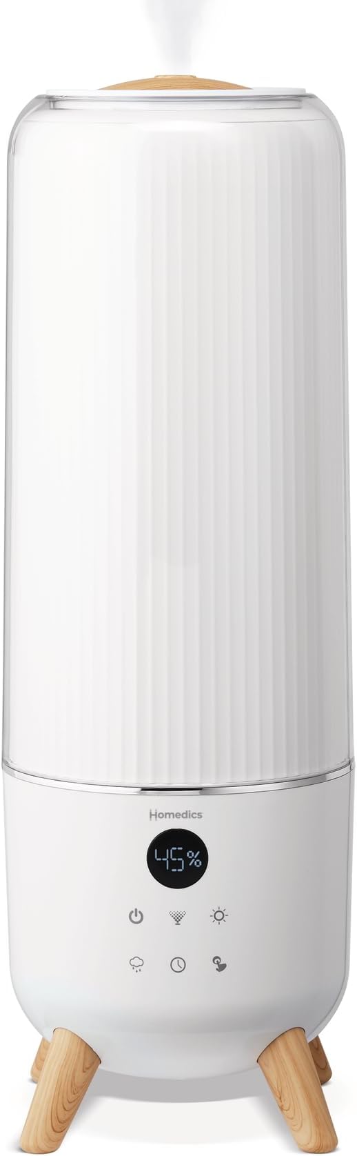 Ultrasonic Humidifier - Large Deluxe Air Humidifiers for Bedroom, Plants, Office - Top-Fill 1.47-Gallon Tank, Cool Mist