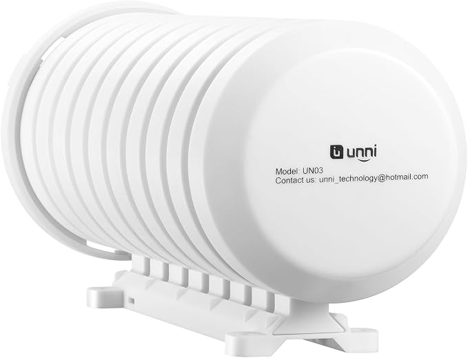 UN03 Indoor Outdoor Thermometer Weather Station Outdoor Sensor Protection Shield Wall Mounted, alternate product view 3