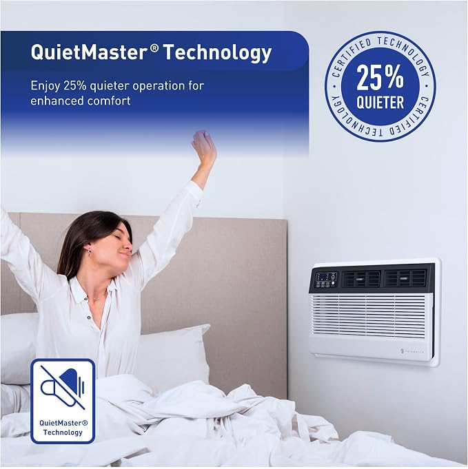 Uni-Fit Smart Thru The Wall Air Conditioner with QuietMaster Technology for 10,000 BTU Cooling and 10,600 BTU Electric