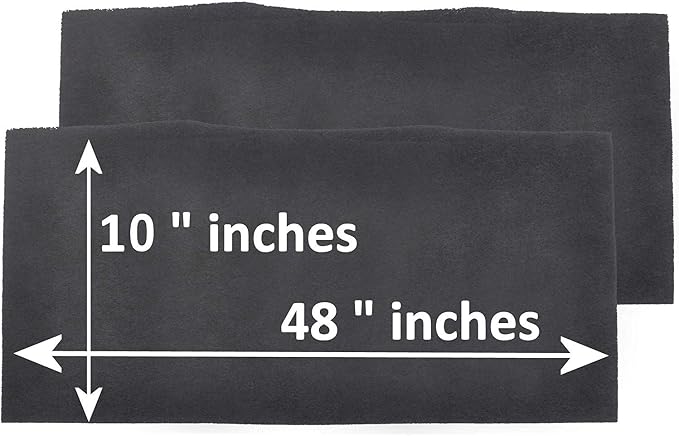 Universal 10x48 Cut-to-Fit Activated Carbon Filter (6 Pack) Charcoal Air Filter Sheet for Air Purifiers, alternate product