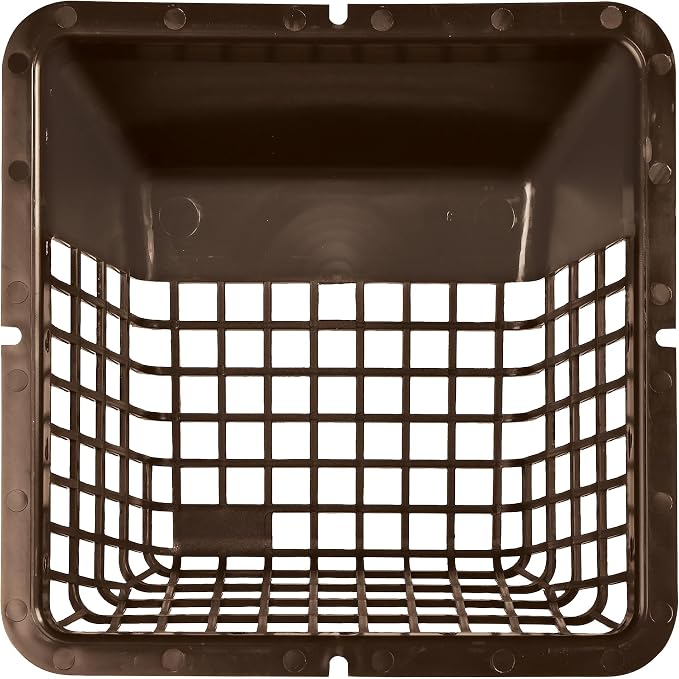 Universal Bird Guard Dryer Vent Cover, For Use with 4 Inches Clothes Dryer Vents, Brown (UBGBB), alternate product view 7