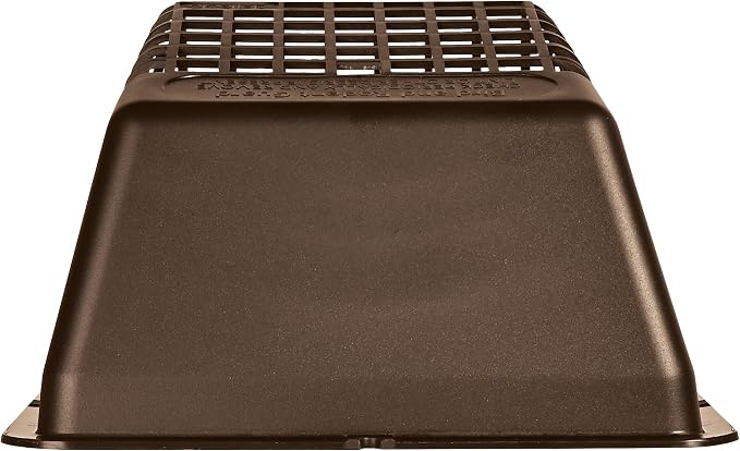 Universal Bird Guard Dryer Vent Cover, For Use with 4 Inches Clothes Dryer Vents, Brown (UBGBB), alternate product view 8