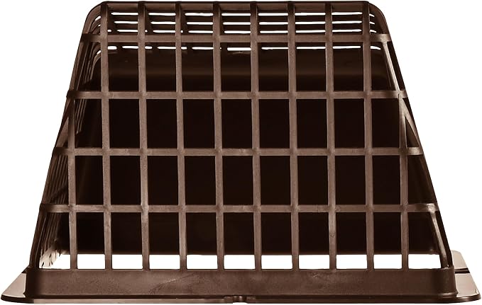 Universal Bird Guard Dryer Vent Cover, For Use with 4 Inches Clothes Dryer Vents, Brown (UBGBB), alternate product view 9
