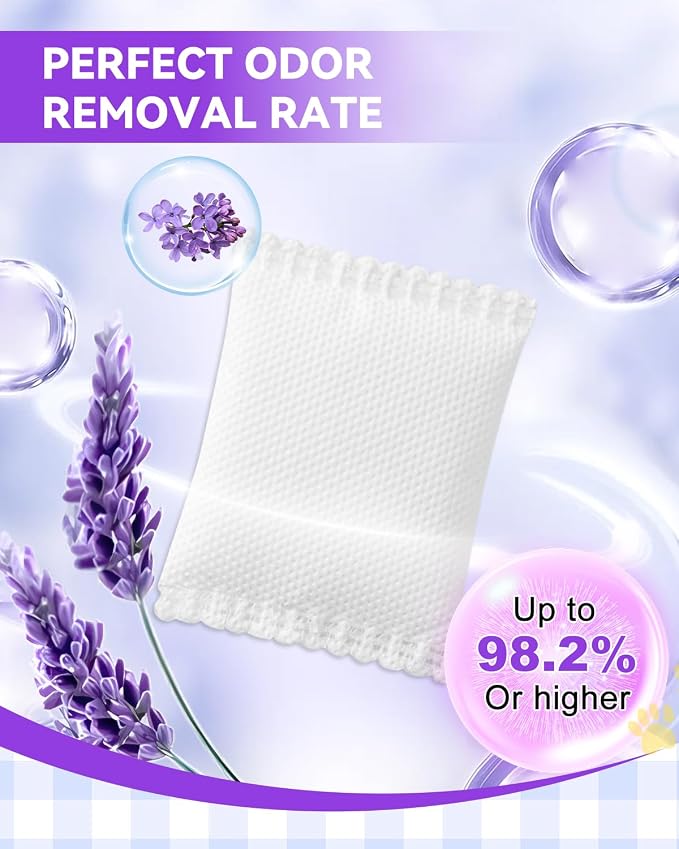 Universal Cat Litter Box Odor Eliminator Refills, Deodorizer Refills fit for Hooded Cat Litter Box, Compatible with