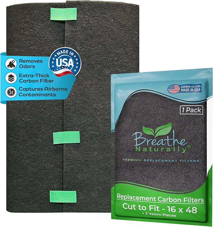 Universal Cut To Fit Carbon Activated Air Filter - Replacement Charcoal Filters, product image