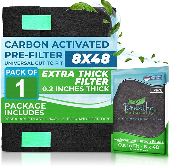 Universal Cut To Fit Carbon Activated Air Filter - Replacement Charcoal Filters, product image