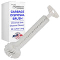 Universal Garbage Disposal Cleaner and Deodorizer, 12" Long Sink & Drain Brush Cleaner for Eliminating Residues &, product