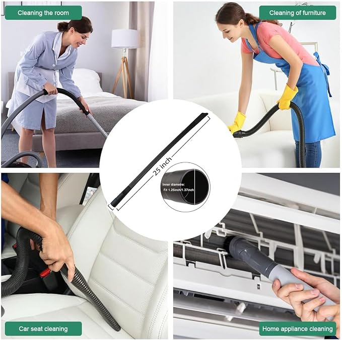 Universal Vacuum Attachments Kit - Attachments1 7/8" to 1 1/4" Vacuum Attachments Cleaners Accessories for Shop