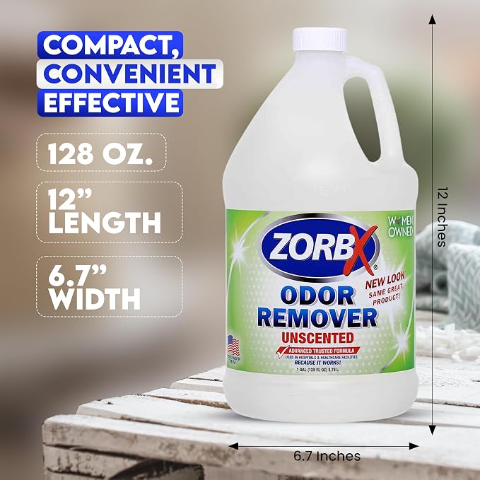 Unscented Odor Eliminator Spray 128 Oz, 1 Gallon - Used in Hospitals & Healthcare Facilities, alternate product view 9