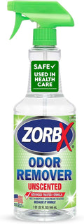 Unscented Odor Remover Spray 32 oz - Perfect Solution for Strong Odor - Advanced Trusted Formula & Fast-Acting Odor