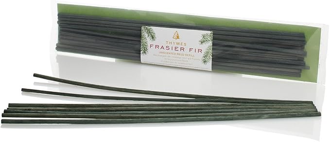 Unscented Reed Diffuser Sticks - for Use in Oil Diffuser - Rattan Wood Sticks (14 Replacement Reeds), product image