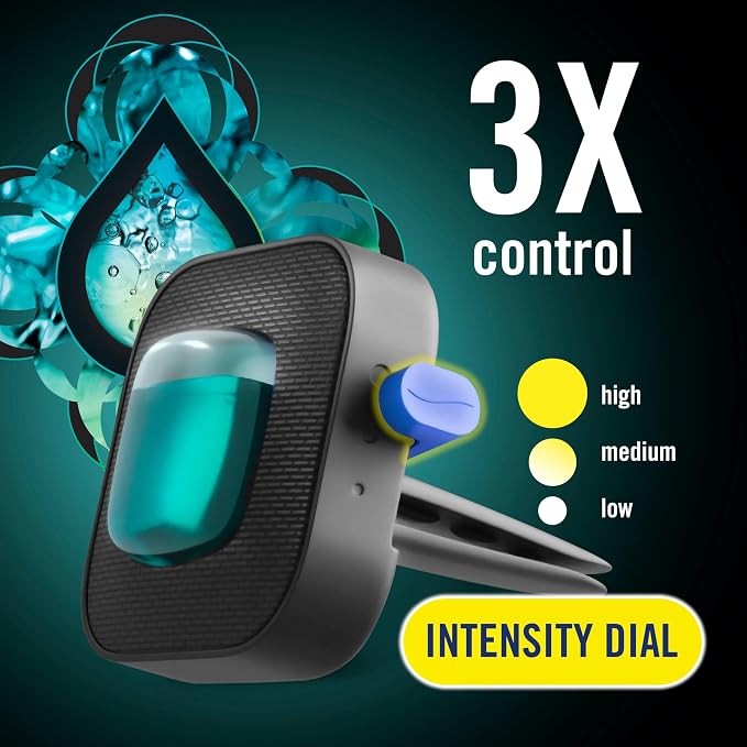 Unstopables Car Odor-Fighting Car Freshener Vent Clip Fresh Scent,.07 oz. Car Vent Clip, Pack of 4, alternate product view 3