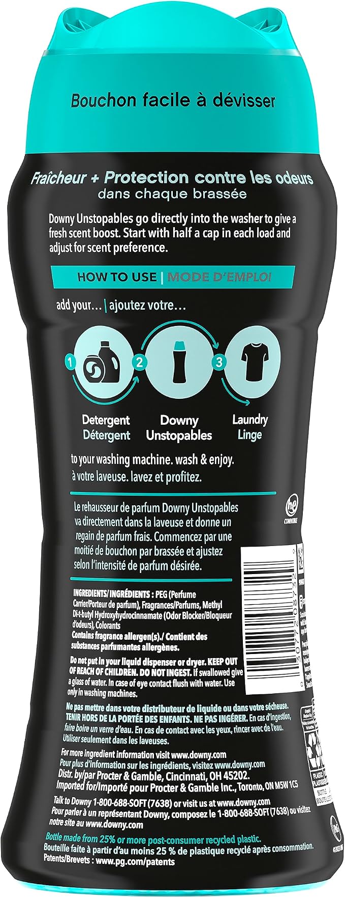 Unstopables Fresh Scent Booster Beads | In-Wash | 13.4 oz, Pack of 4, alternate product view 3