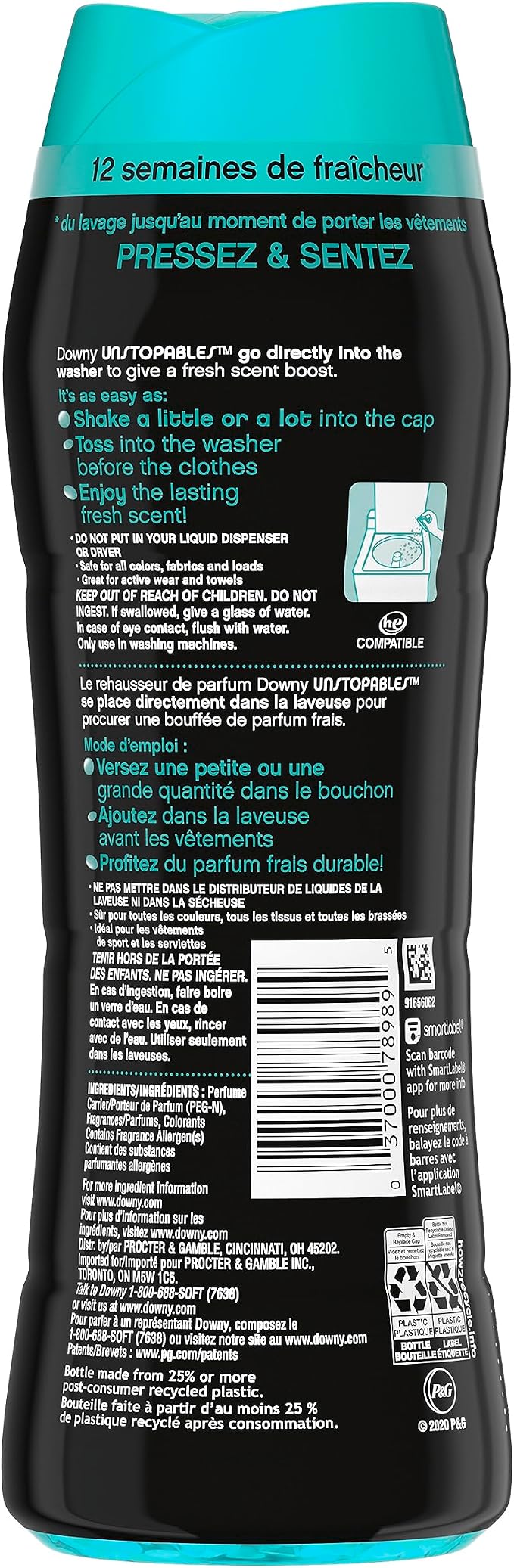Unstopables In-Wash Scent Booster Beads, FRESH, 8.6 oz, alternate view 4
