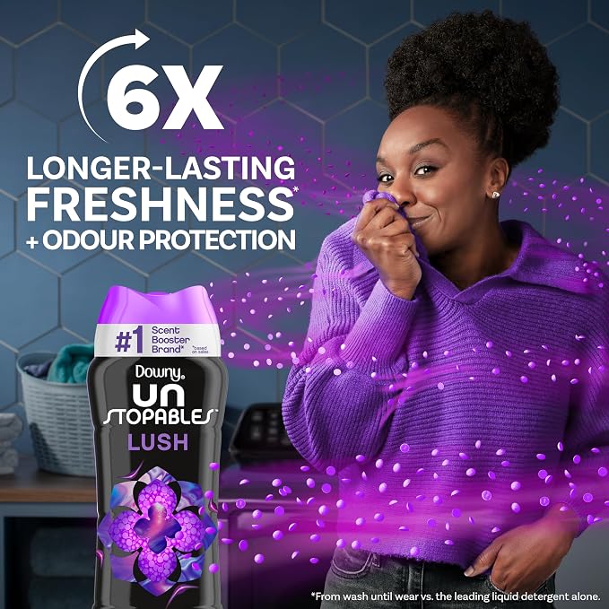 Unstopables In Wash Scent Booster Beads, Lush Scent, 13.4 oz, Laundry Beads for Odor Protection, Scent Booster, alternate