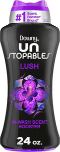 Unstopables In Wash Scent Booster Beads, Lush Scent, 24 oz, Laundry Beads for Odor Protection, Scent Booster