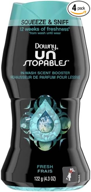 Unstopables Laundry Scent Booster Beads for Washer, Fresh Scent, 4.3 Ounces (4 PACKS), product image