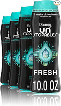Unstopables Laundry Scent Booster Beads for Washer, Fresh, 10 oz (Pack of 4)