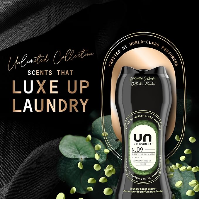 Unstopables Unlimited Collection In-Wash Laundry Scent Booster Beads, No. 09, Fine Fragrance, Long-Lasting Fresh Scent Beads