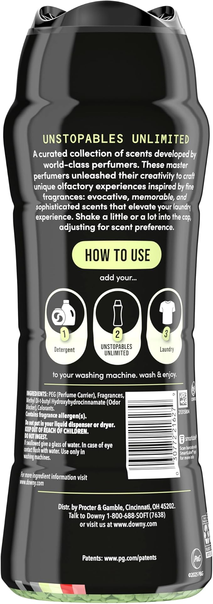 Unstopables Unlimited Collection In-Wash Laundry Scent Booster Beads, No. 09, Fine Fragrance, Long-Lasting Fresh Scent Beads