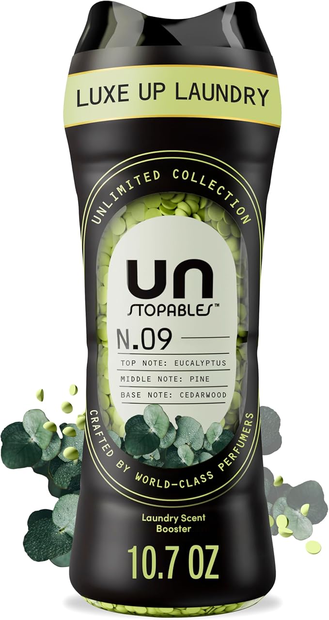 Unstopables Unlimited Collection In-Wash Laundry Scent Booster Beads, No. 09, Fine Fragrance, Long-Lasting Fresh