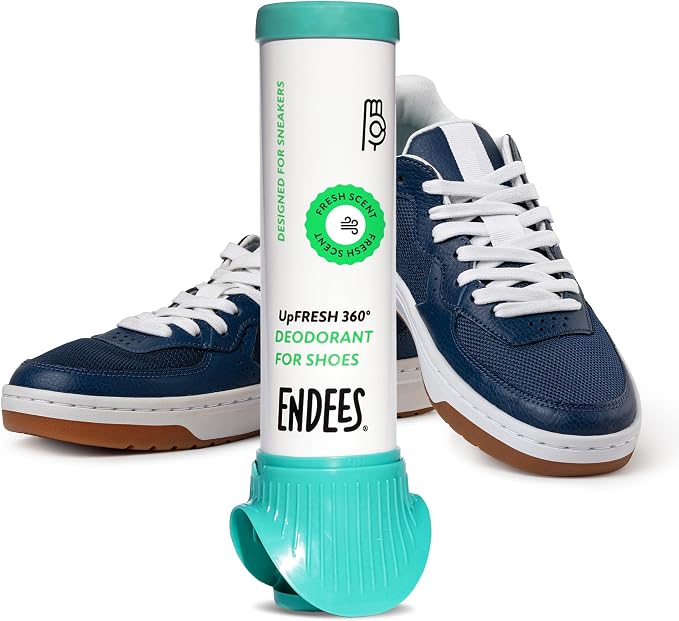 UpFresh 360° Shoe Deodorizer Spray - Foot Odor Eliminator Shoe Spray for Smelly Shoes, Feet, Sneakers, Boots, Athletes Gym