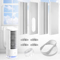 Upgrade Portable ac Window Vent Kit,ac Window Seal Kit,Portable Air Conditioner Window Kit Adjustable Length from 17" to 60"