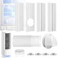 Upgrade Portable Air Conditioner Window Kit with 5.9Inch Exhaust Hose,Portable Air Conditioner Window Vent kit, AC Exhaust