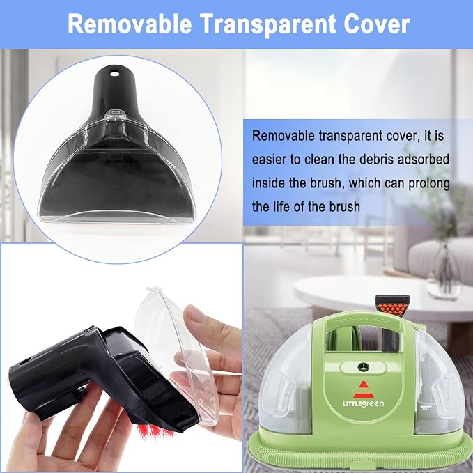 Upgraded 1400B Little Green 5.3" Detachable Tough Stain Brush Tool Replacement for Little-Green Upright &Portable